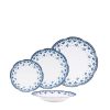 1/2 BAIXELA BLUE LEAF 30 PCS PORCELANA